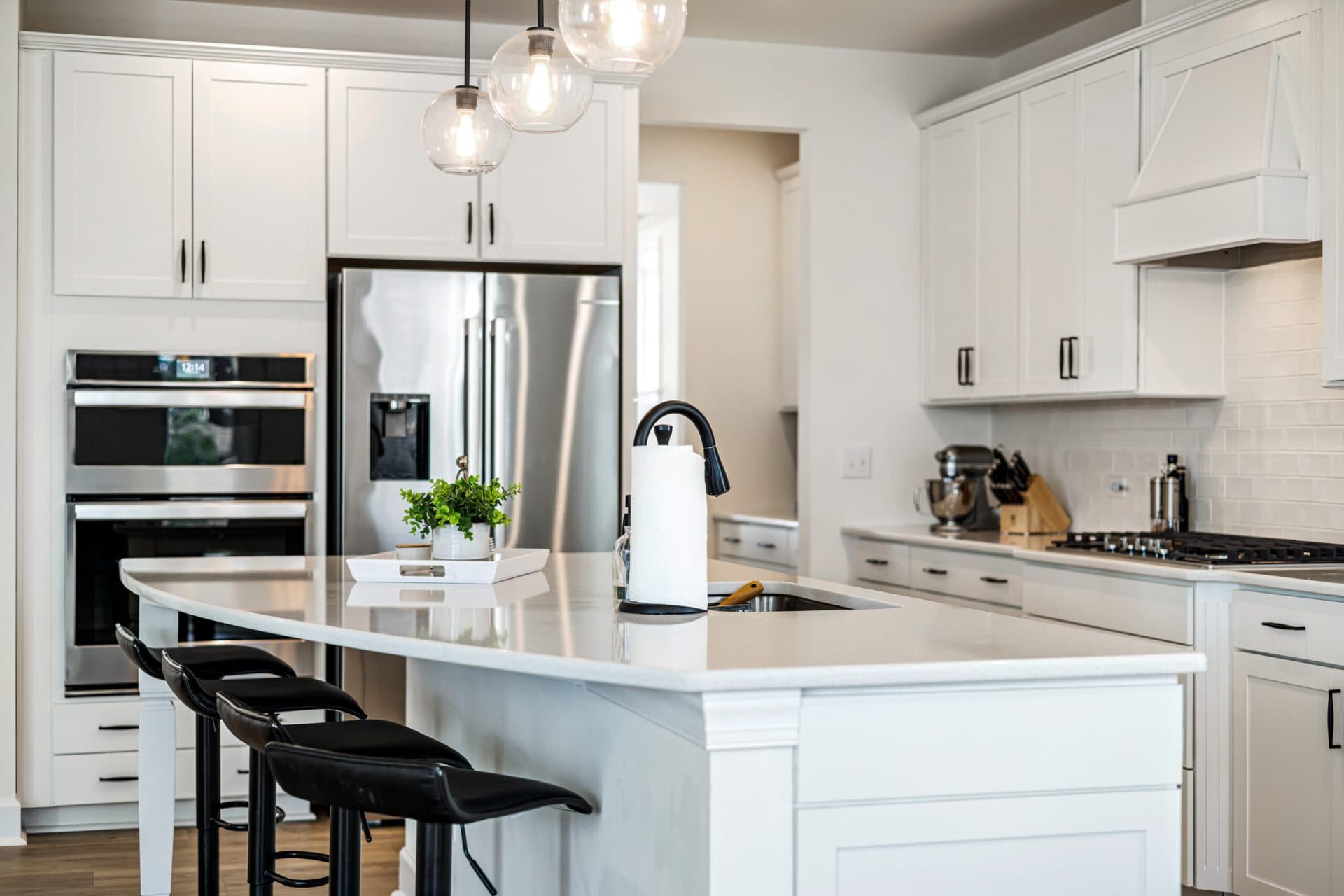 professionally cleaned kitchen